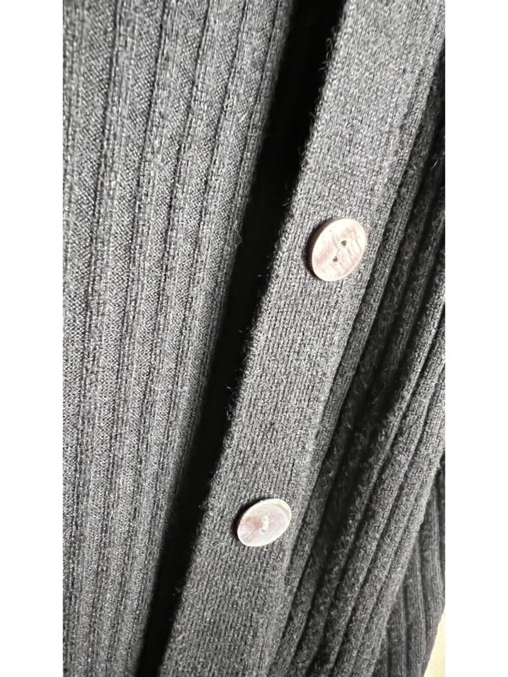 Vince Ribbed Cardigan Duster - Picture 2 of 8